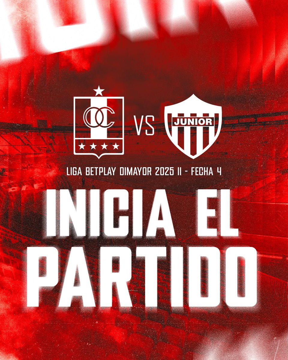 JuniorClubSA's tweet image. 1’⌚▶️ |0-0| ¡INICIA EL PARTIDO!
Once Caldas 🆚 @JuniorClubSA
#VamosJunior🔴⚪🔵