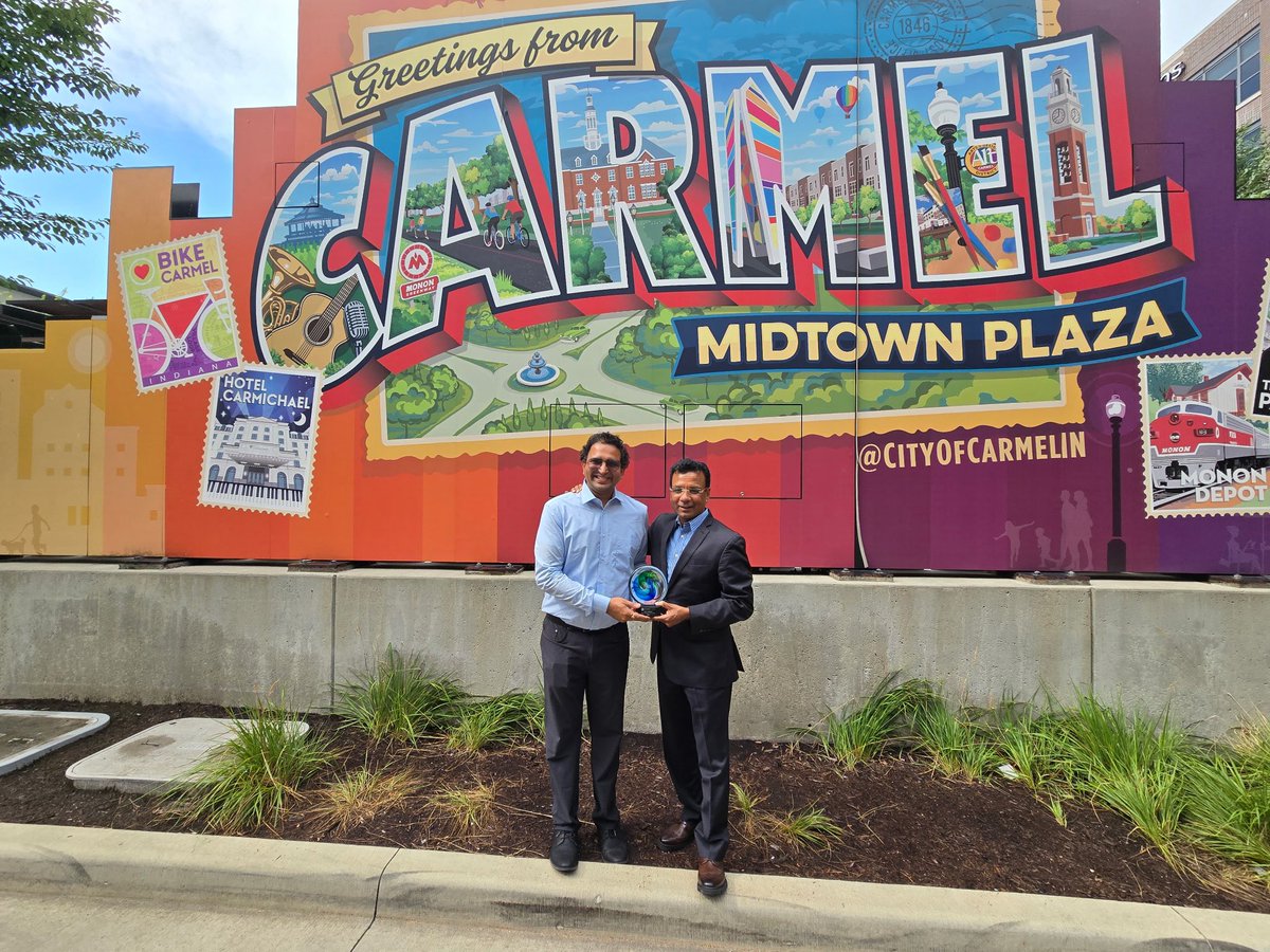 Congratulations, <a href="/CityOfCarmelIn/">City of Carmel, IN</a>, Indiana  for winning <a href="/SisterCitiesInt/">Sister Cities International</a> ‘s "Best Overall Award"! 🏆 Thank you <a href="/SueFinkam/">Sue Finkam</a> for her visionary leadership in strengthening Carmel's global ties. 
content.govdelivery.com/accounts/INCAR…
