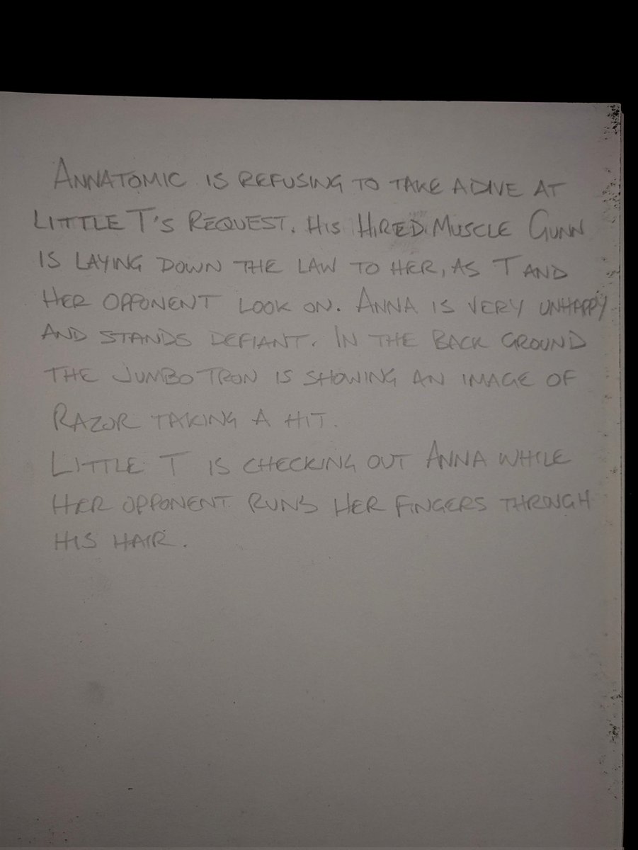 trripps's tweet image. Sketch of Annatomic fan art, roughing out a written idea.
@rayrayishappy
#unlockyourcreativity