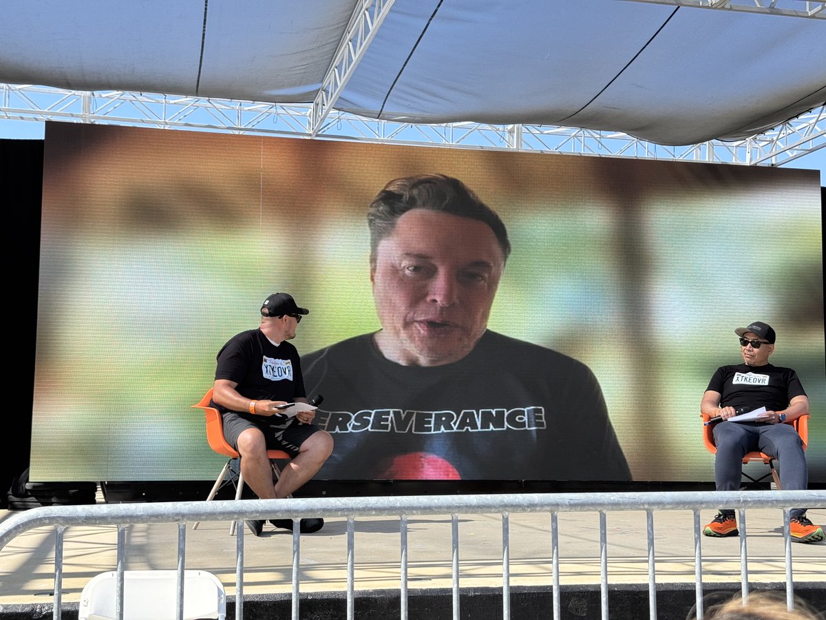 jessalanfields's tweet image. “It’s pretty wild to be catching the largest flying object ever made with chopsticks out of the air” - Elon Musk at the @theXtakeover