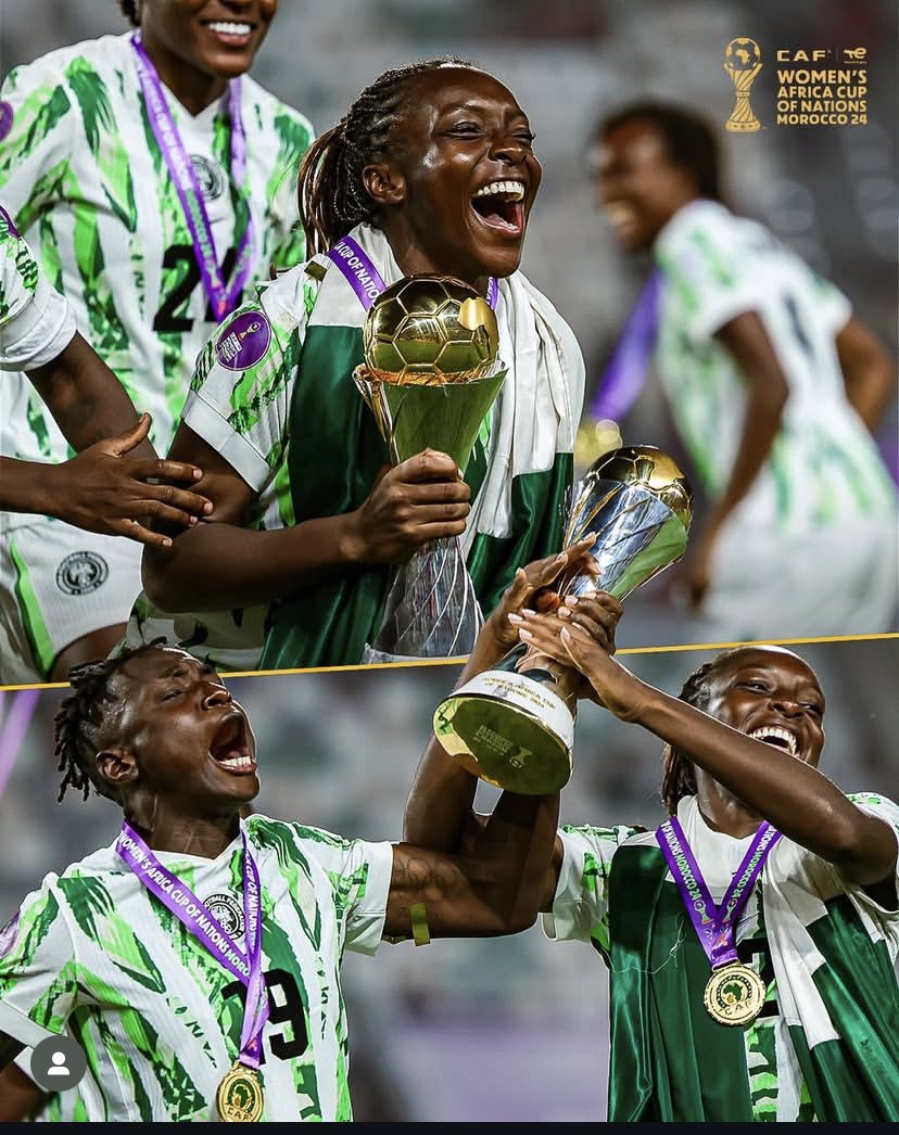 CONGRATULATIONS!! TO THE SUPER FALCONS, WINNERS OF THE WOMEN AFRICA CUP OF NATIONS! You did not disappoint… You showed fierce determination and resilience. #WAFCON2025