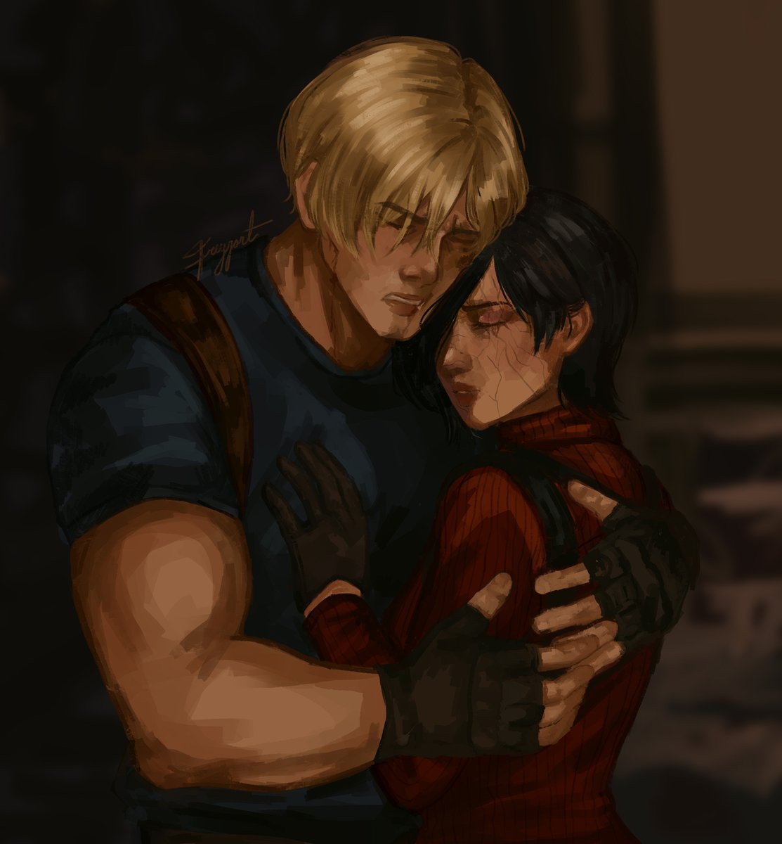 Freyj_art's tweet image. Safe place

#LeonKennedy #AdaWong #AEON