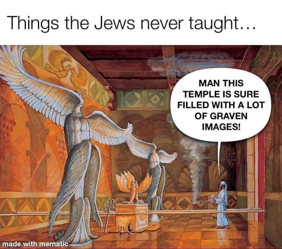 RebelsPart2's tweet image. "You Catholics worship idols" said no one who actually reads the OT.