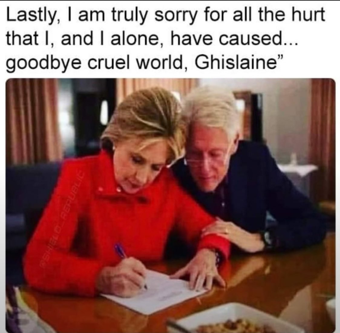 WolffNSheep's tweet image. Another one bites the dust…. and gets added to the Clinton’s body count list.