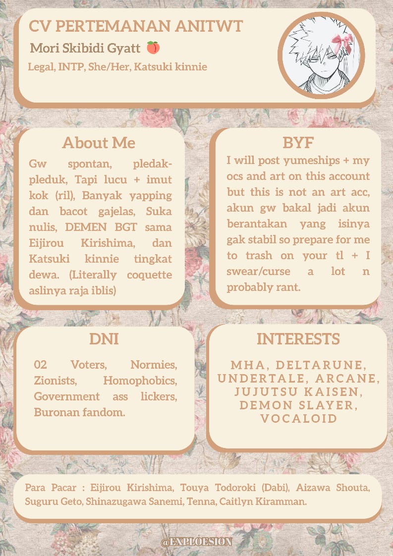 exploesion's tweet image. mencari moots sesama mha enthu, read my card first then hmu, I'll follow you. #mhatwt #anitwt