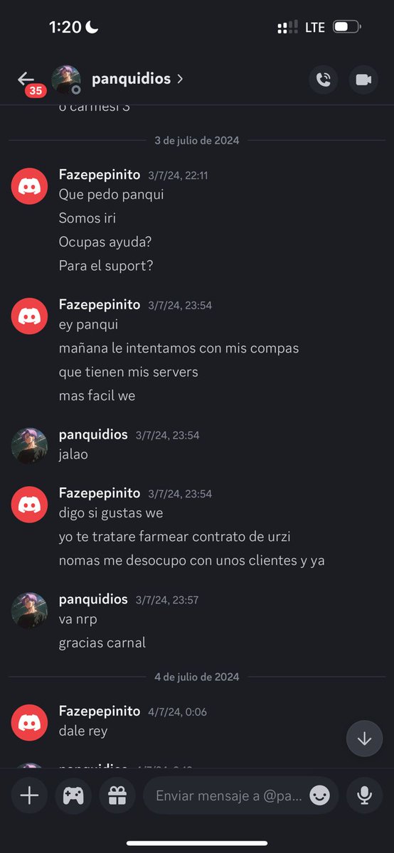 2eZ Resolution (@resolutiontwoez) on Twitter photo pidiendo boosteos de hackers? Y tirandonos mierda solo porque no entraste al clan? Lamentable
<a href="/Panquidios/">Panquidios</a> pidiendo boosteos de hackers? Y tirandonos mierda solo porque no entraste al clan? Lamentable
<a href="/Panquidios/">Panquidios</a>
