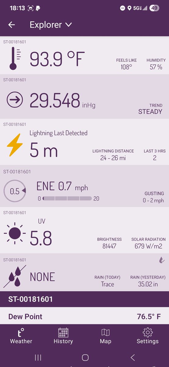BrandonCopicWx's tweet image. I totally chose the absolute wrong day to do @GarrettT_WX &apos;s lights. 94 over 76 is a HARD PASS. Heat exhaustion was real. Had to stop to recover but thankfully his vehicle will be ready for tomorrows chase!