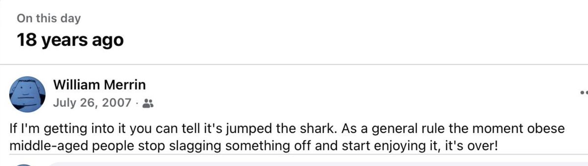 Media lecturer here. I warned everyone about Facebook in 2007!