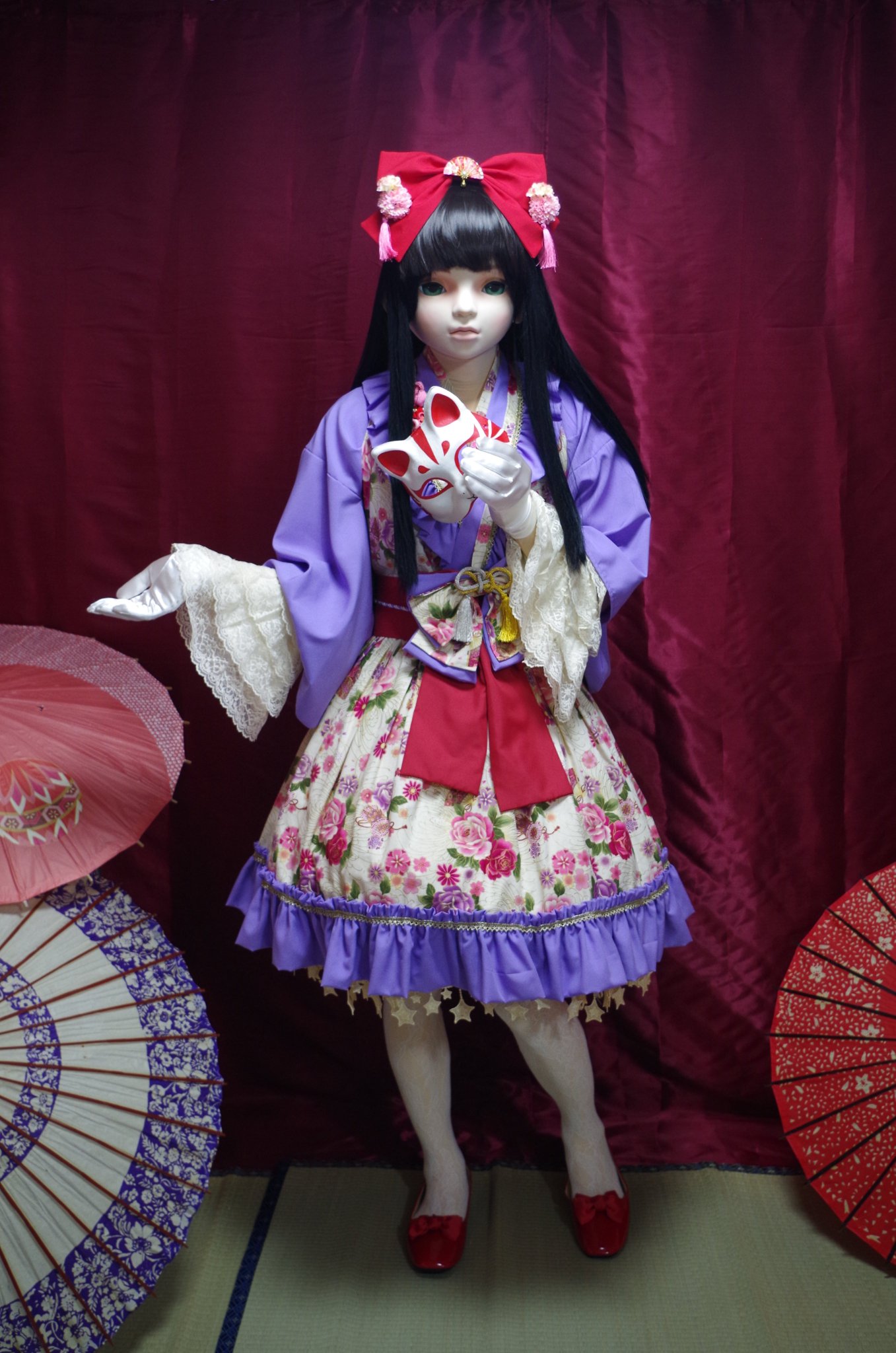 紫*音様 癒しの神様祝福❣️可愛いbabyの祈り✨オリジナル編みぐるみ Usakumya Muffler (2023 Headquarters exclusive) by Baby, the