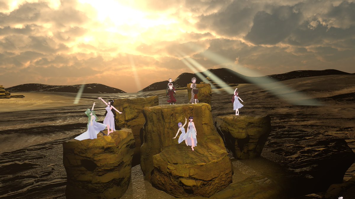 Hitoha_ks's tweet image. きのうは素晴らしいイベントを #VRChat で観させてもらいました。
声楽とタイコとダンスとワールド。すべてが合わさった引き込まれる時間でした。
みなさん、ありがとうございました☺️
#RHYTHMICROOTS