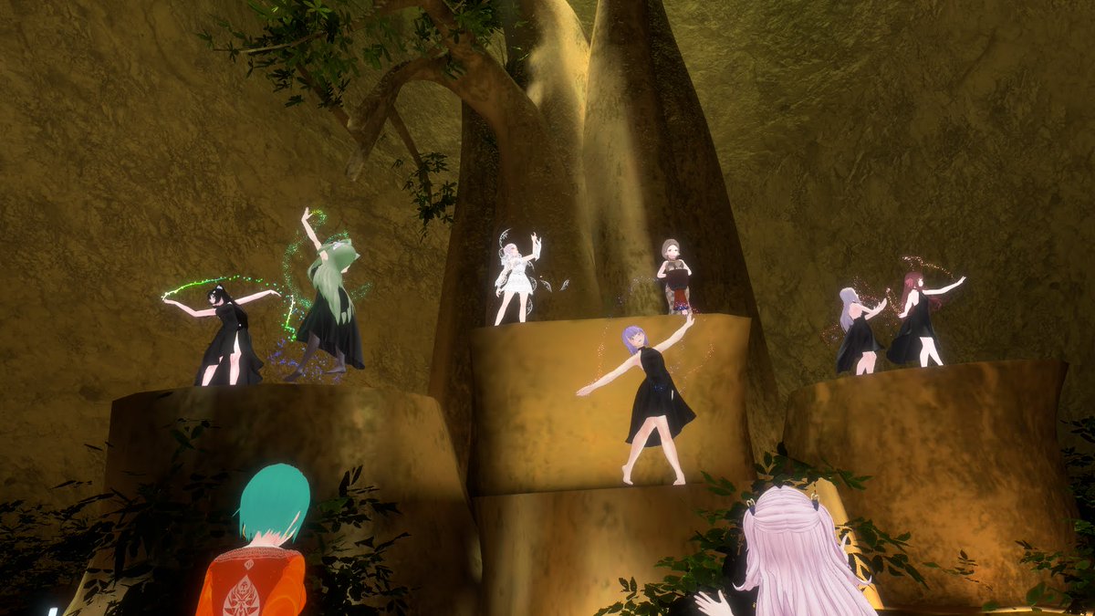 Hitoha_ks's tweet image. きのうは素晴らしいイベントを #VRChat で観させてもらいました。
声楽とタイコとダンスとワールド。すべてが合わさった引き込まれる時間でした。
みなさん、ありがとうございました☺️
#RHYTHMICROOTS