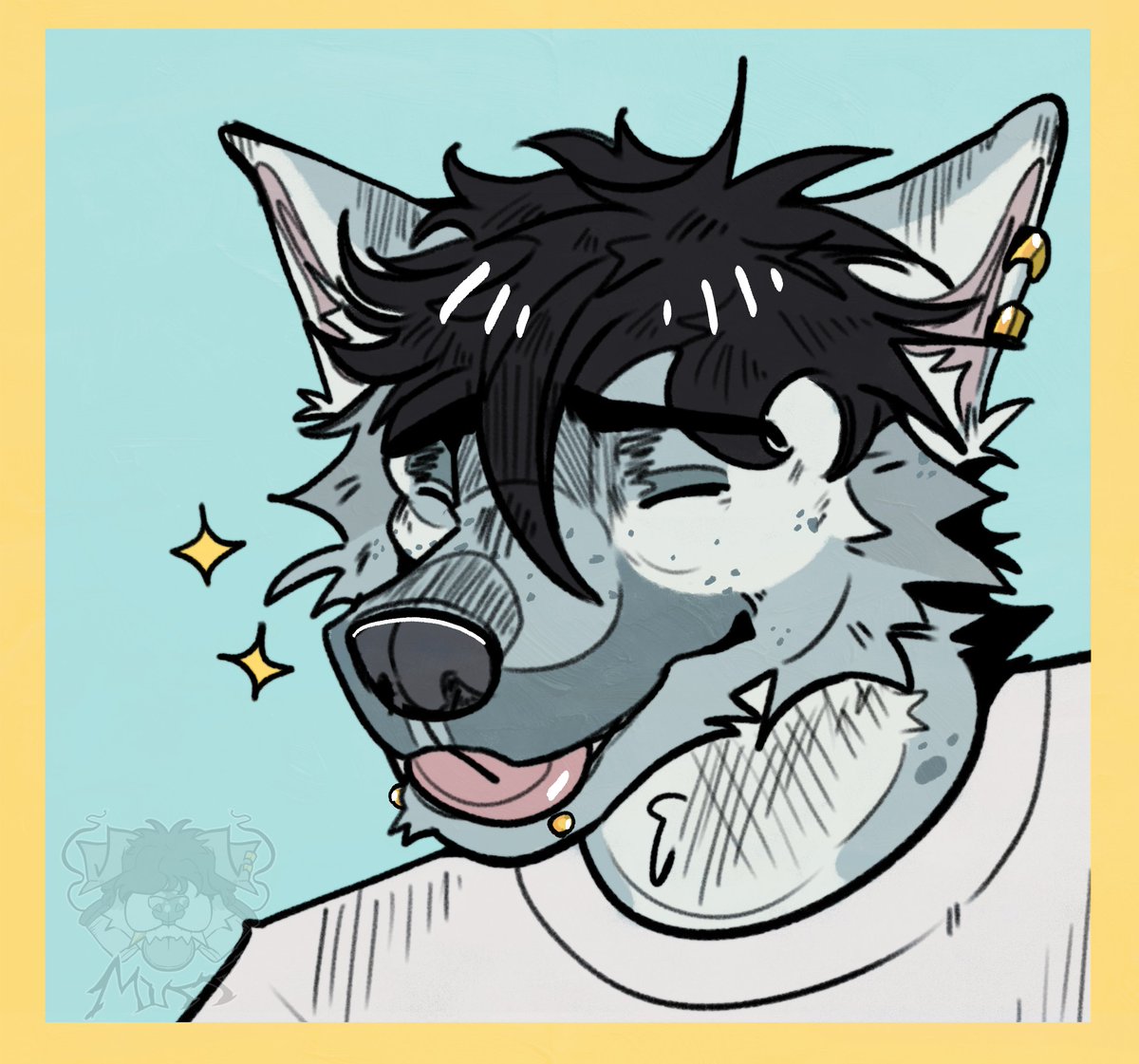m4ngymutt's tweet image. [comm] blep