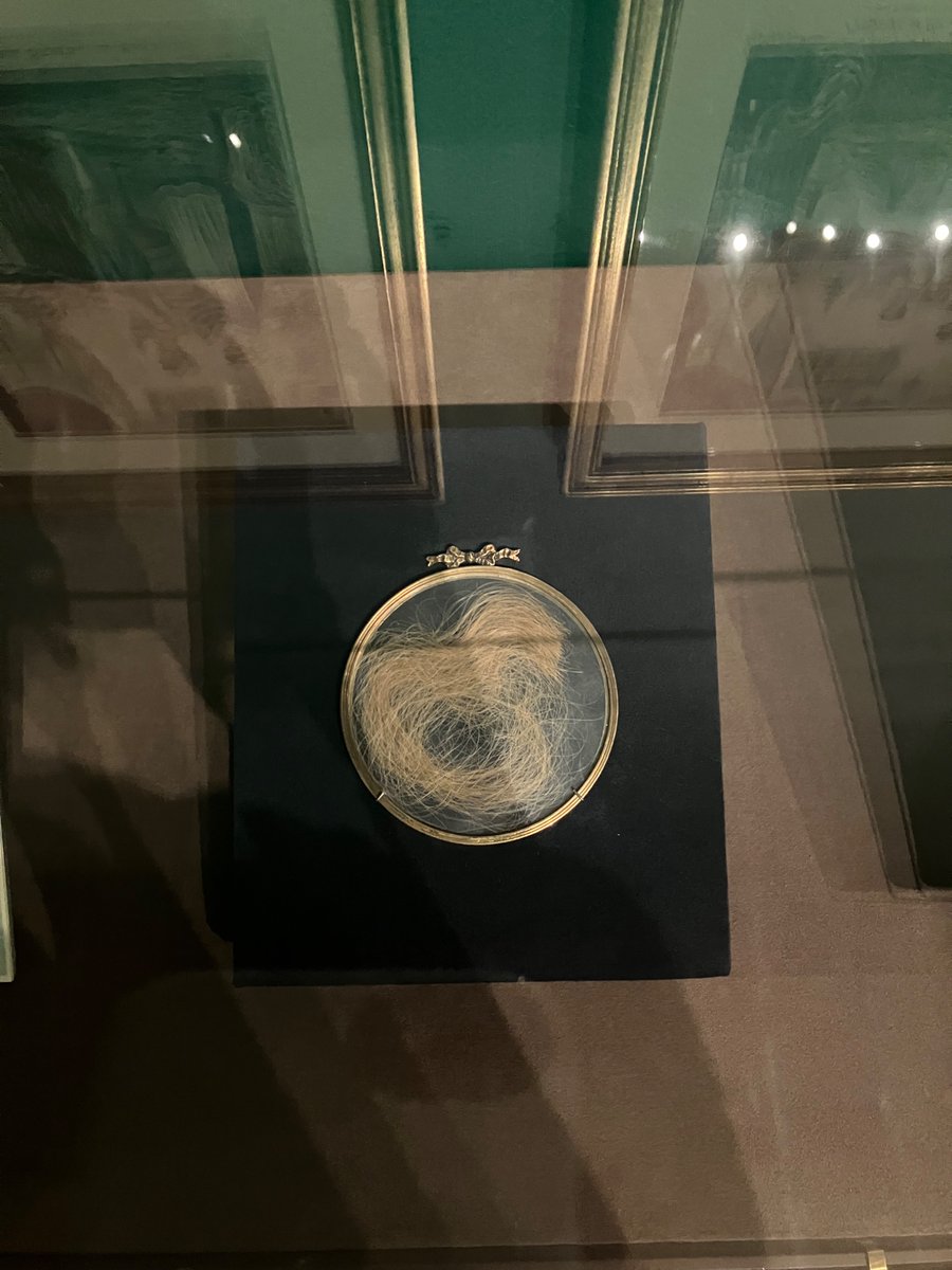 FaithKMoore's tweet image. Everything is fine. That’s just a lock of Jane Austen’s hair.