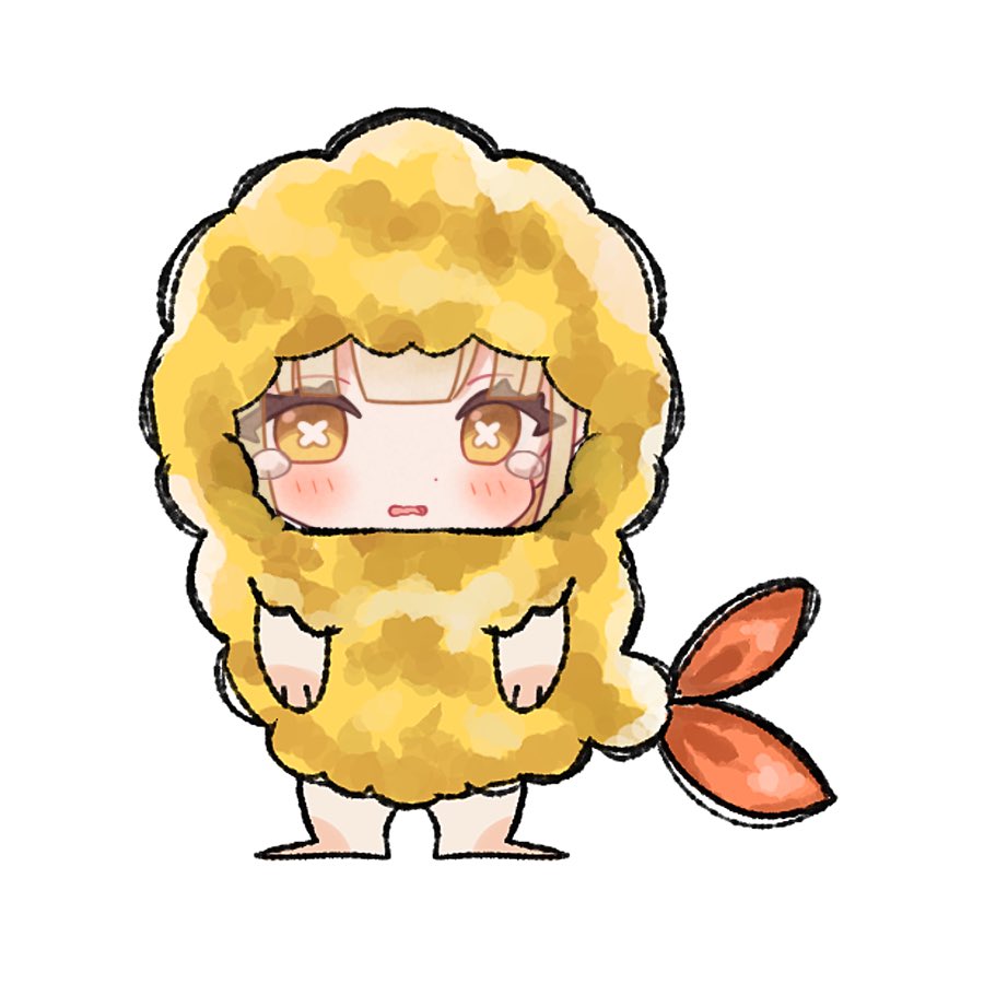 L102c's tweet image. ↬ おはよう世界 ·͜·☀︎
配信できない不甲斐なさにダムダムしてたら #エビフライの呪い にかかっちゃった…!!🤯🍤
\ どうしてなんでやだーっ❕タベナイデッ/
#おはようVtuber