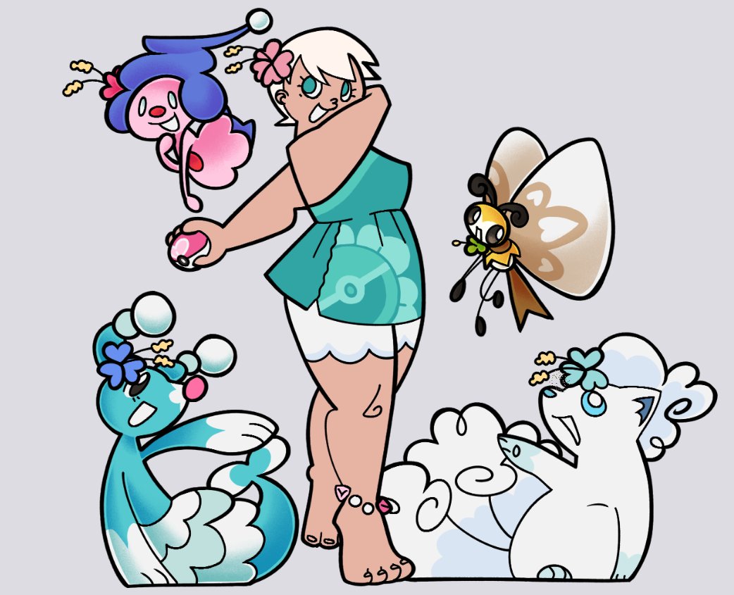 MetroClownMP4's tweet image. Still a WIP but I had to share my Pokémon team so far