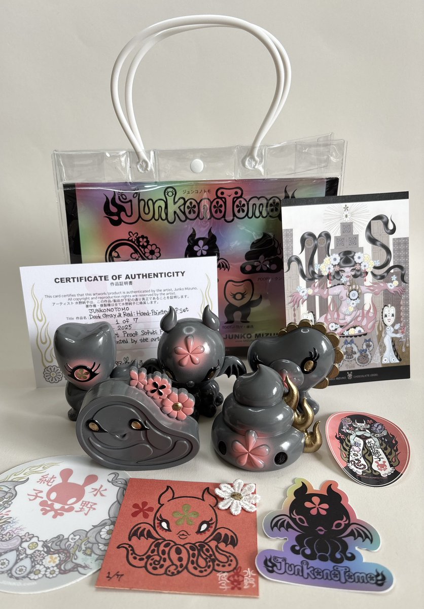 水野純子のソフビ「JUNKONOTOMO」手塗りAP版を7セット限定販売！ 2019