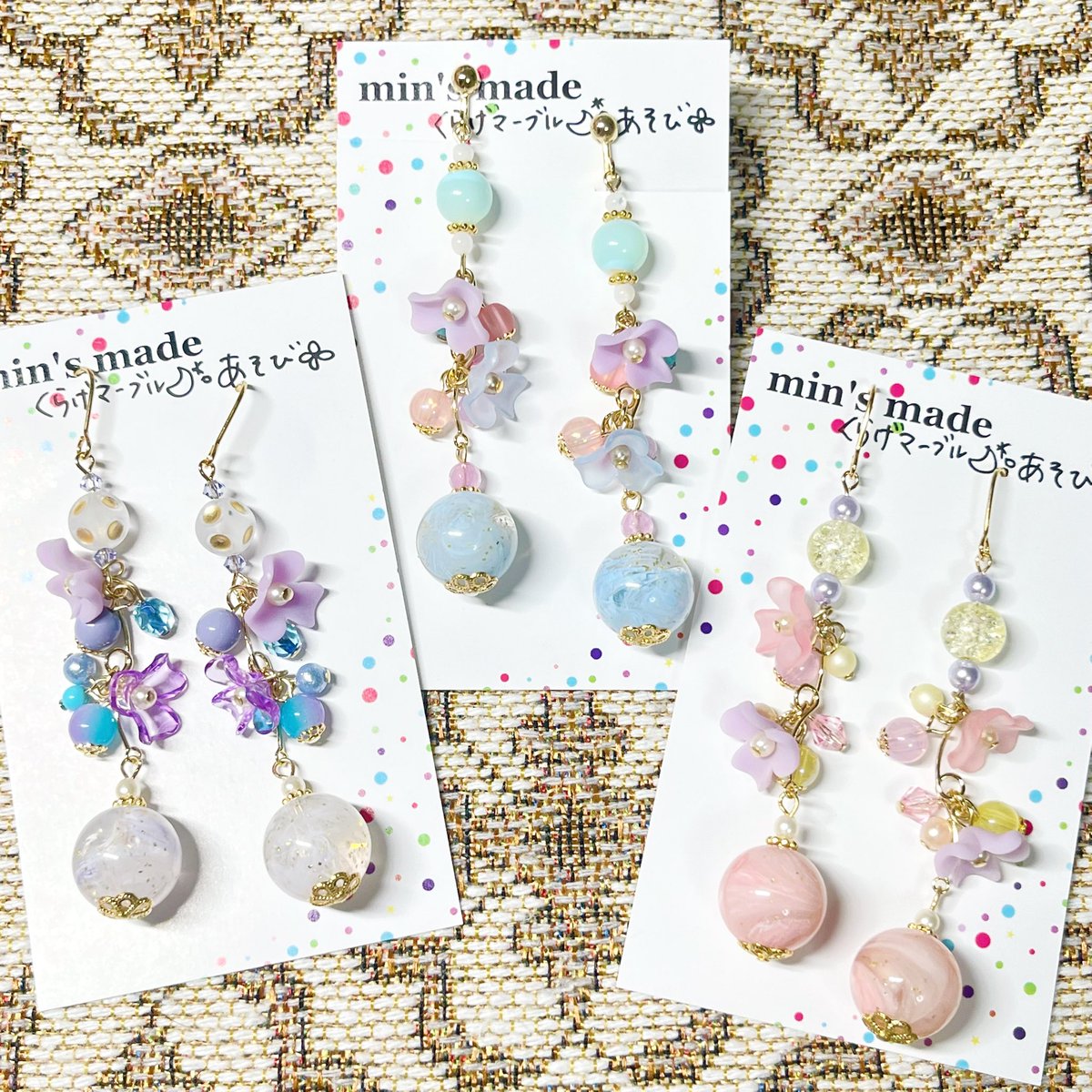 minsmade's tweet image. おはようございます🌞❣️
今日は10:30〜18:00に御徒町駅南口目の前のパルコヤ軒下(アートスポーツ脇)で開催される『御徒町マーケット🐼』に出店します😉🎪

ご来場の際は熱中症対策をしてお越しください☺️🧊👍

今日も素敵なご縁と嬉しい再会が沢山ありますように🥰❣️
どうぞ宜しくお願いします🦄🌈❣️