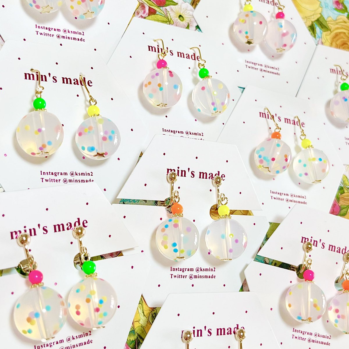 minsmade's tweet image. おはようございます🌞❣️
今日は10:30〜18:00に御徒町駅南口目の前のパルコヤ軒下(アートスポーツ脇)で開催される『御徒町マーケット🐼』に出店します😉🎪

ご来場の際は熱中症対策をしてお越しください☺️🧊👍

今日も素敵なご縁と嬉しい再会が沢山ありますように🥰❣️
どうぞ宜しくお願いします🦄🌈❣️