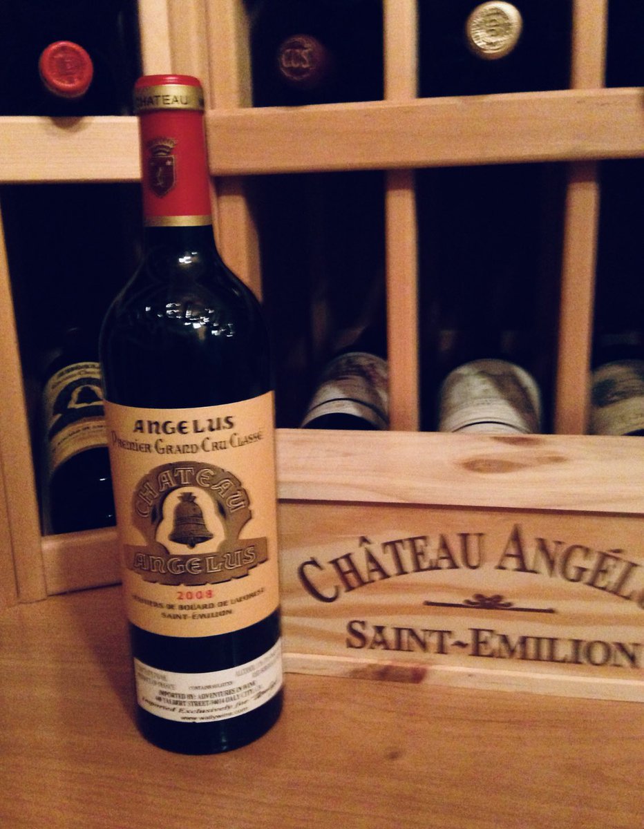 Taking this 2008 Chateau #Angelus to a dinner with friends. #Bordeaux #Wine