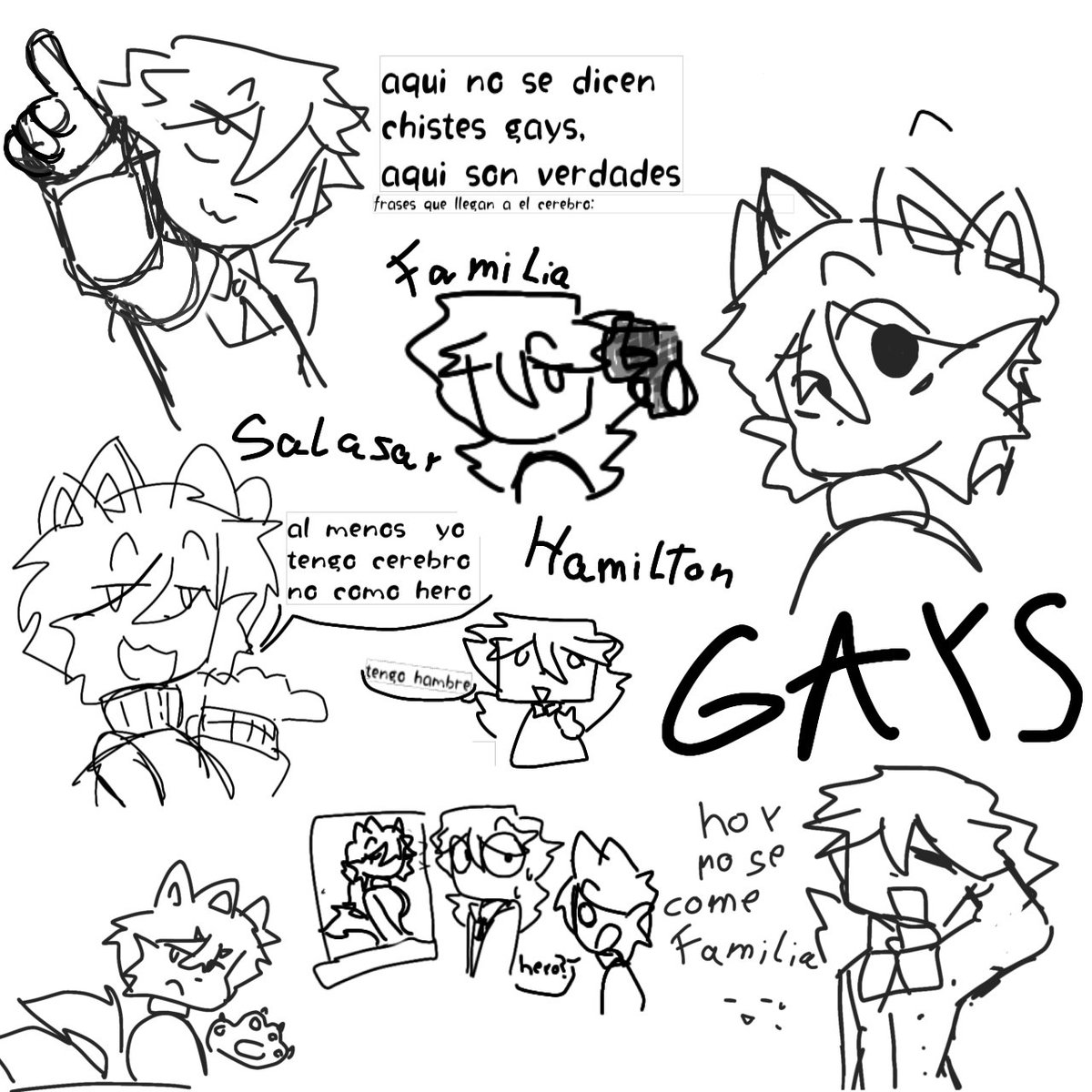MoonchanCruz's tweet image. Lo hice antes pero recién lo publico a la vrg muy vrg
//@Herobrine_H tiene 2 neuronas una para hacer directos y la otra para hacer chistes con su novio @ElReidenDubs para cuando hacen canon su relación??//