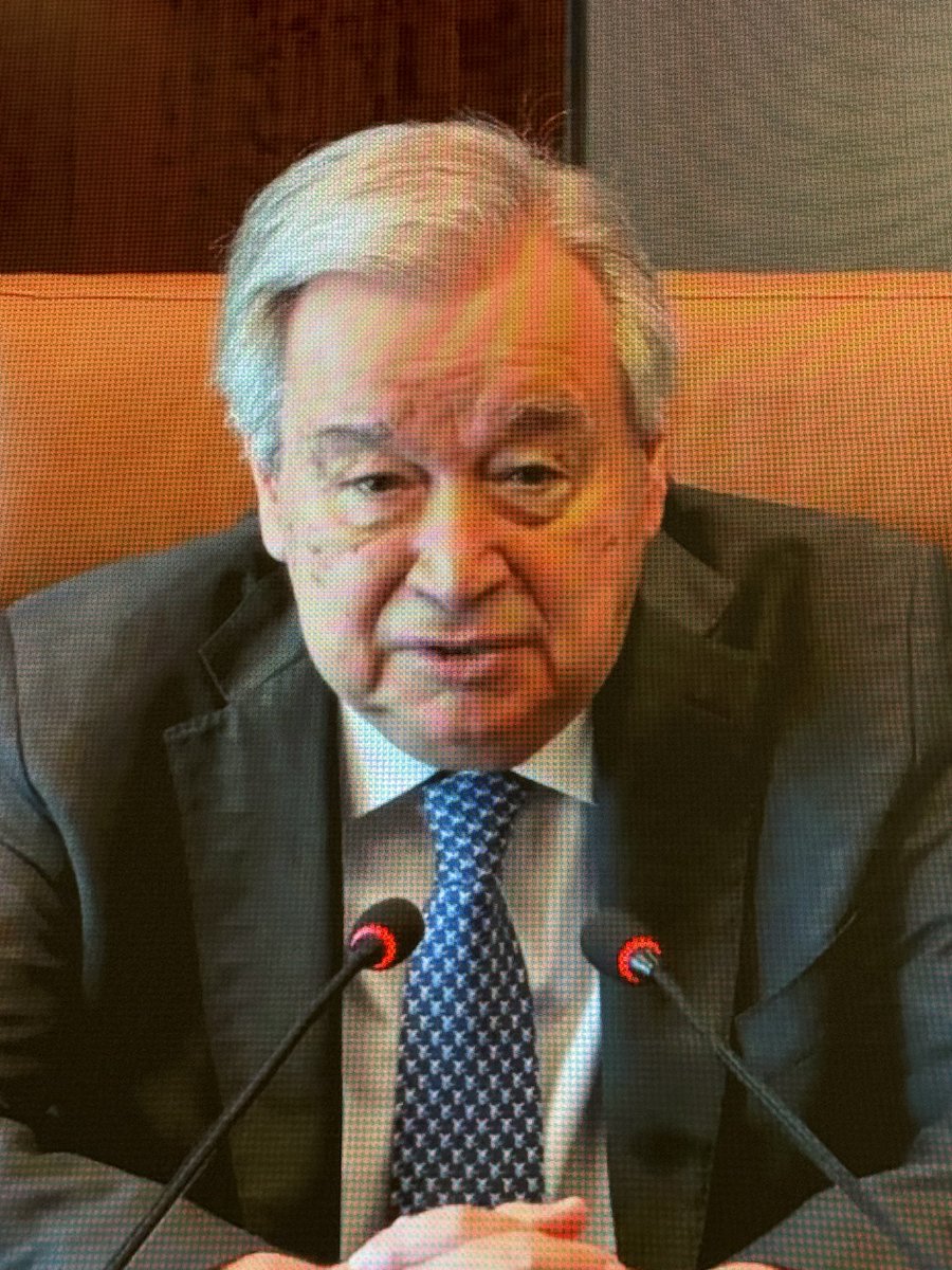 GomezMarcos's tweet image. Following are UN Secretary-General António Guterres’ remarks to the Amnesty International Global Assembly:
It is an honour to join — and to be the first United Nations Secretary-General to address your Global Assembly. I see your invitation as a tribute to UN staff working…