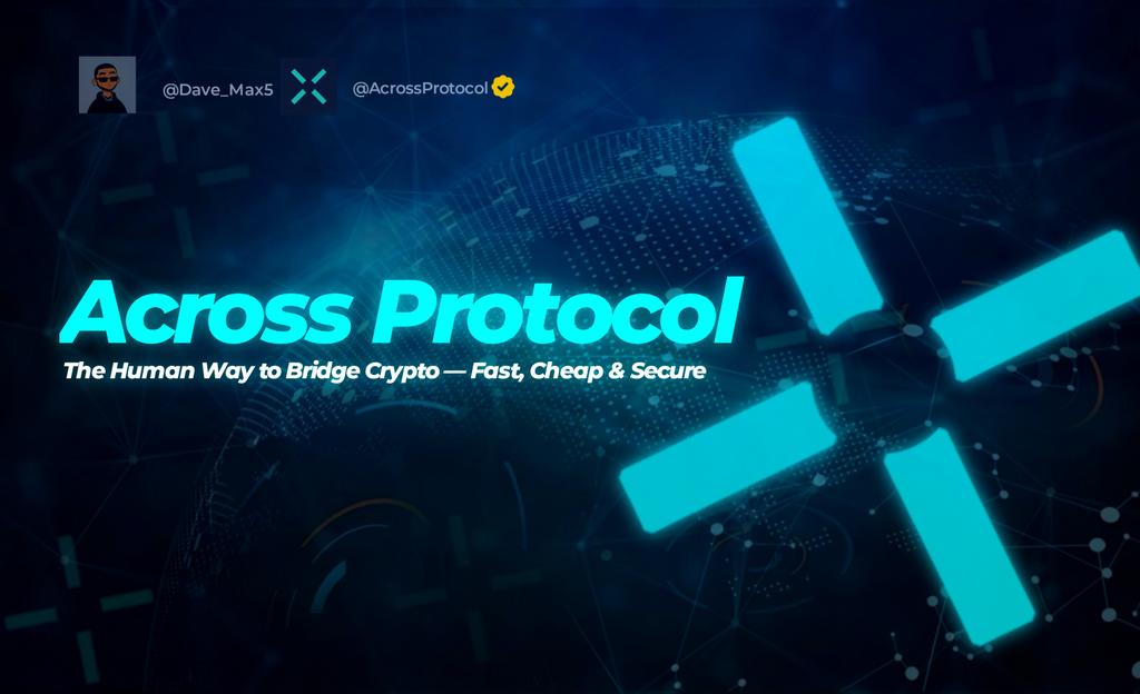 Dave_Max5's tweet image. Remember that sinking feeling?  
You send crypto cross-chain, then wait... and wait...  
"Did it fail?" "Was it hacked?"
We've all been there. Ethereum's fragmentation turned simple transfers into anxiety attacks. But what if I told you there's a better way?
Meet @AcrossProtocol