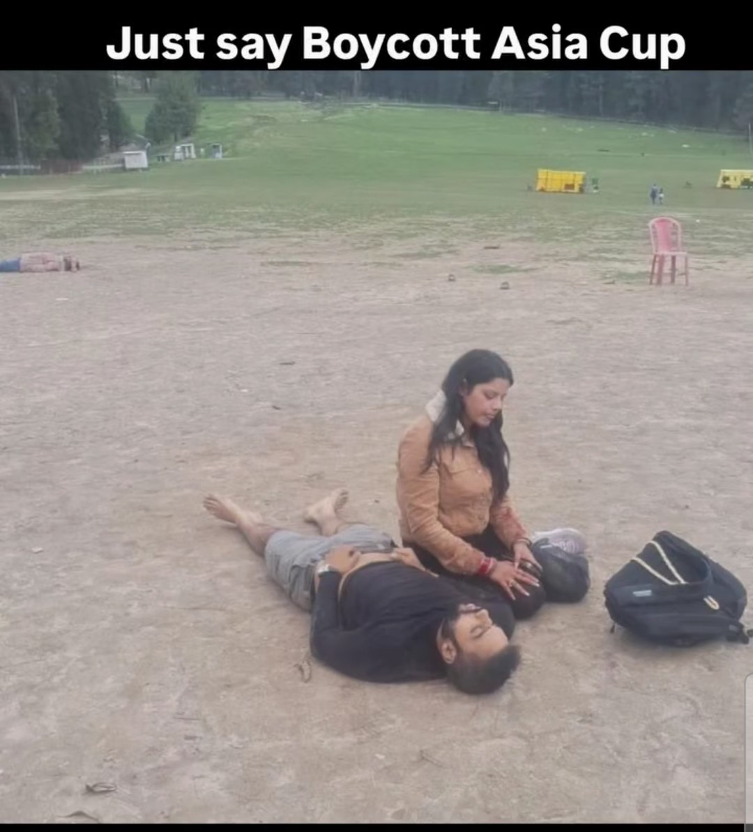 Playing with Pakistan 😡😡

We should a nation, come together &amp; boycott the India vs Pakistan match in the Asia Cup?  

Retweet this &amp; show your power—because some things are bigger than Cricket &amp; Pakistan should be banned at all costs.

Use this HashTag and make it go at the Top