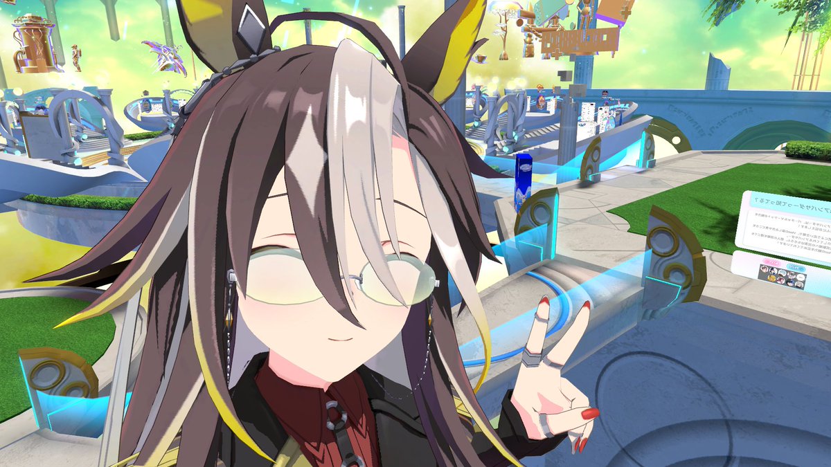 TheAkaneTsuki's tweet image. Been messing around in VRChat for the first time in years.