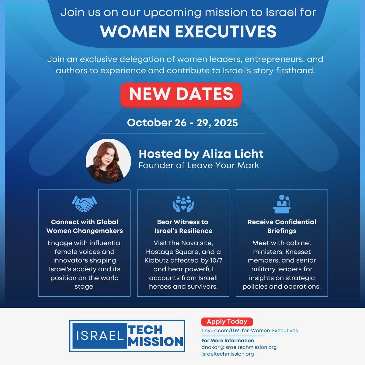 AlizaLicht's tweet image. HOW TO FIGHT LIES AND PROPAGANDA. Join me in Israel!
Apply here: forms.gle/cFv1gH9XkbEw6M…