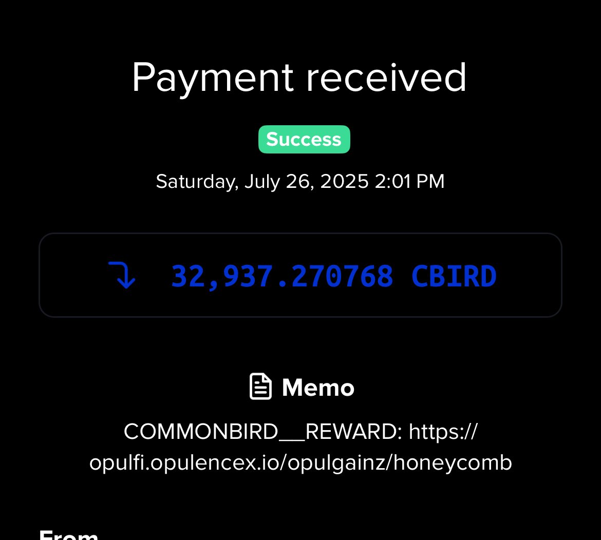 GideonDoofie's tweet image. Don’t sleep on the @CommonBird_XRPL on the #XRPLedger 

I really like the building and community on #XRPLedger 

I’ve been getting to know some of the builders and stumbled across this project on @xrpcafe 

Caught my interest and I’m now a holder. 

Thanks for the airdrop. 🪂🫡