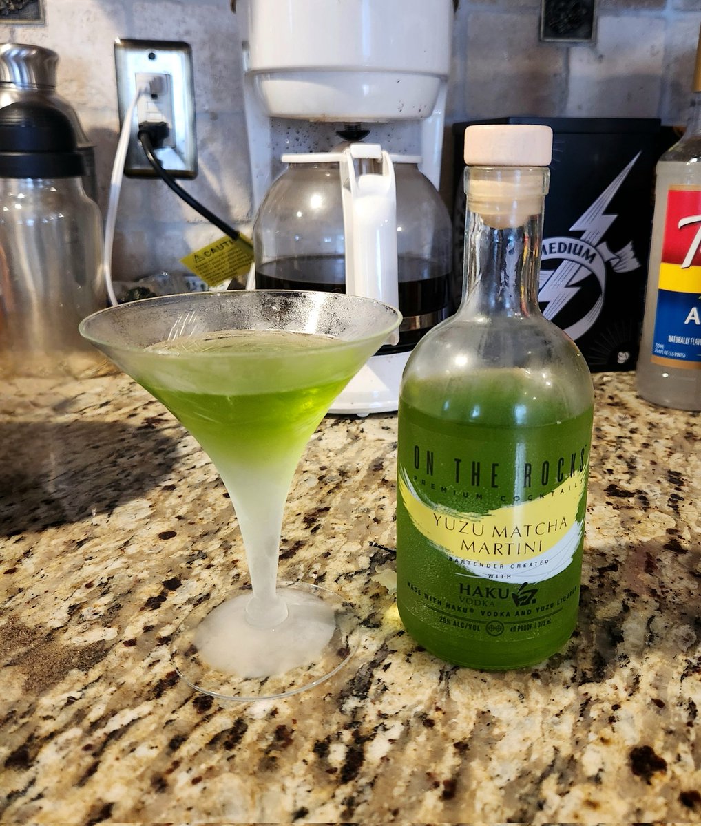 MagicalBuffet's tweet image. The Yuzu Matcha Martini from @OTRcocktails that uses @SuntoryGlobal Haku Vodka is NOT TO BE MISSED!