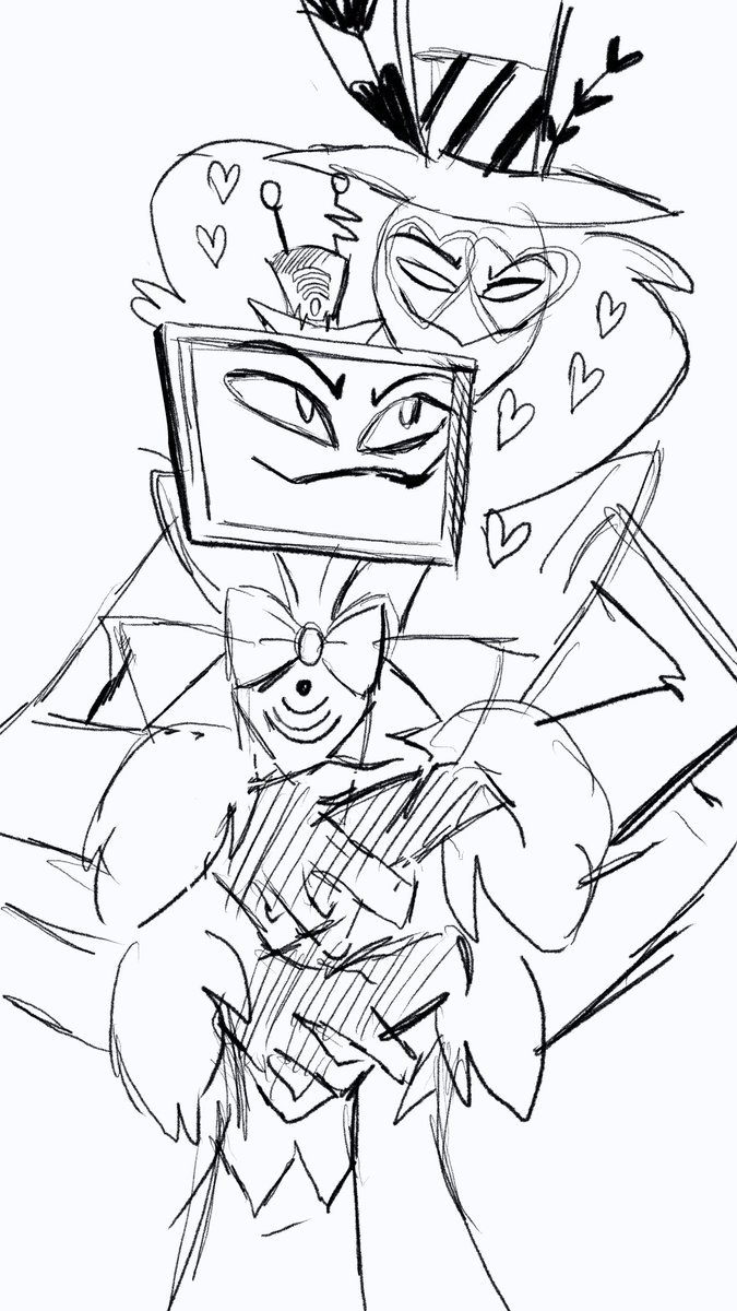 Syna_art's tweet image. If I ever have time, maybe I'll make an animation out of it! What do you say, should I do it? #HazbinHotel #joelperez #christianborle #voxxvalentino #StaticMoth #kisscam #valentinohazbinhotel #voxhazbinhotel