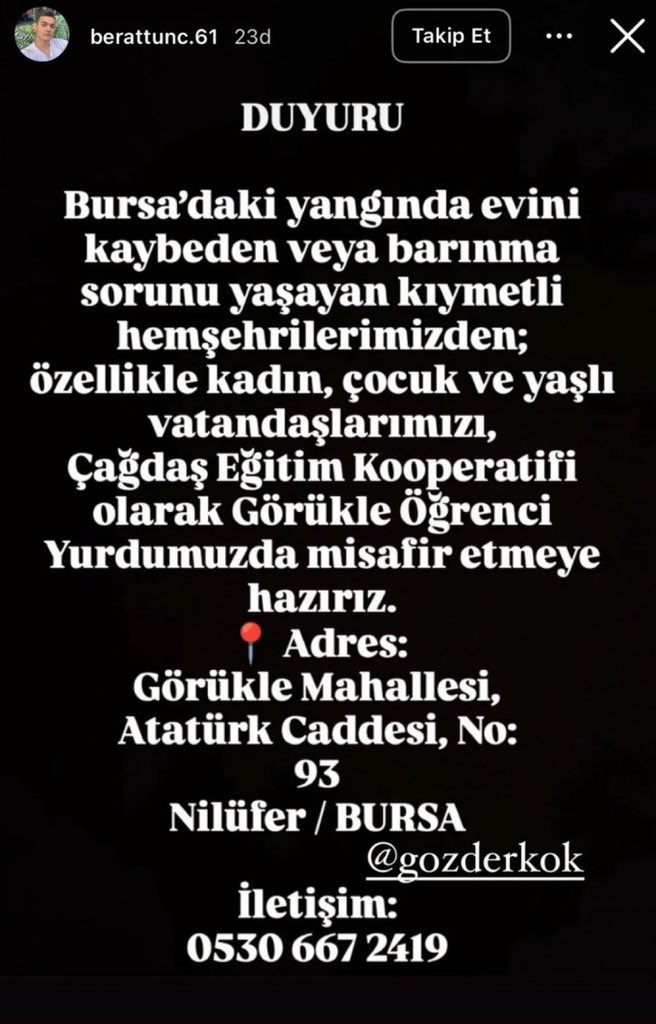 bosluktakaldim's tweet image. BURSA KALACAK YER İHTİYACI OLANLAR‼️

☎️0530 667 2419