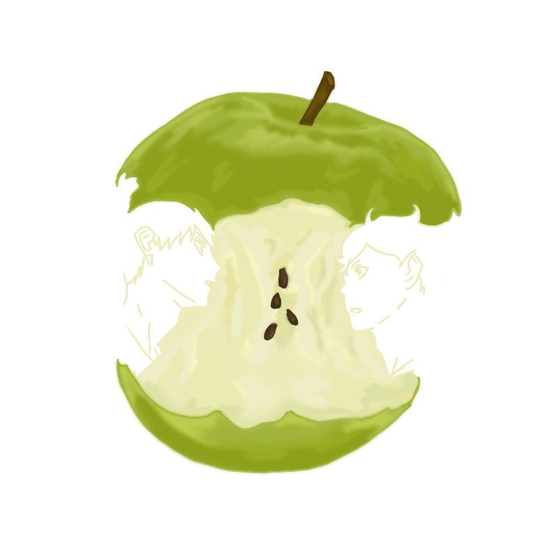 55ontheclock's tweet image. hopping on this trend for the haikyuu characters who owned brat summer (get it bc apple)