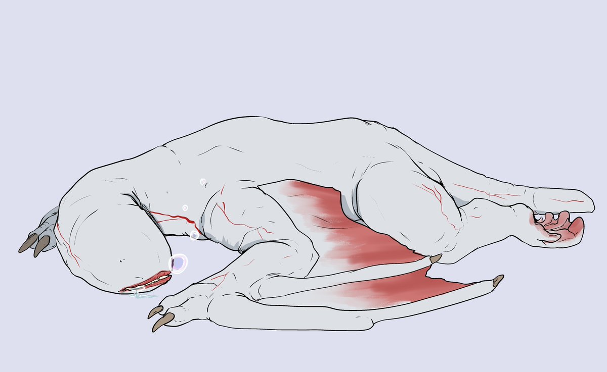TheGooseDragon's tweet image. Sleepy khezu

#フルフル
