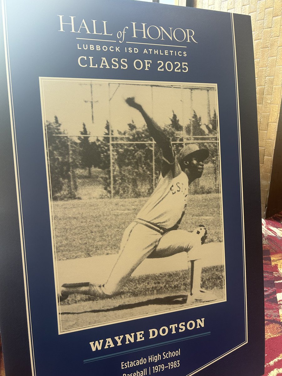 pchristy11's tweet image. 2025 Lubbock ISD Athletics Hall of Honor Inductee

Wayne Dotson - Estacado Baseball, 1979-1983

Way to go Wayne