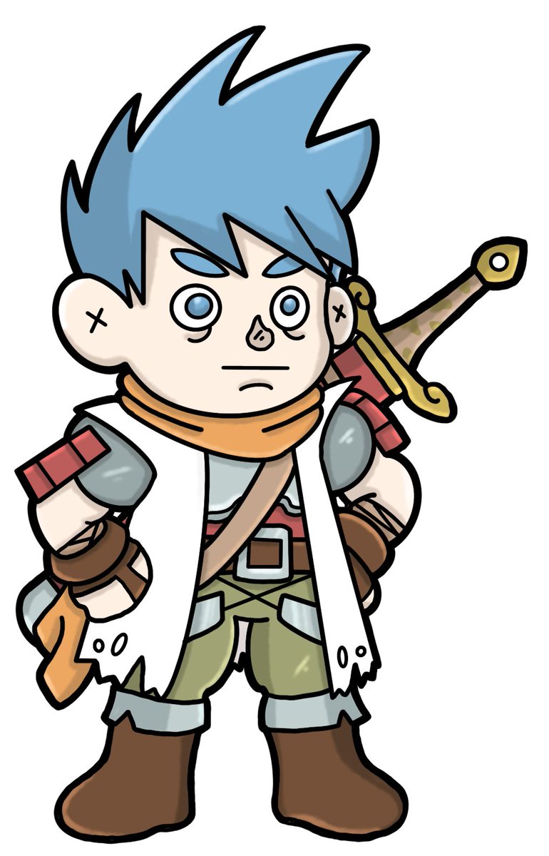 Limbocity_art's tweet photo. Ryu from breath of fire 3, might start picking out video game characters that shaped my life when i was younger..

#bof #breathoffire #bof3 #ryu #capcom #digital #art #digitalart #rpg #ps1 #playstation1 #playstation https://t.co/1b4PSzvlB2