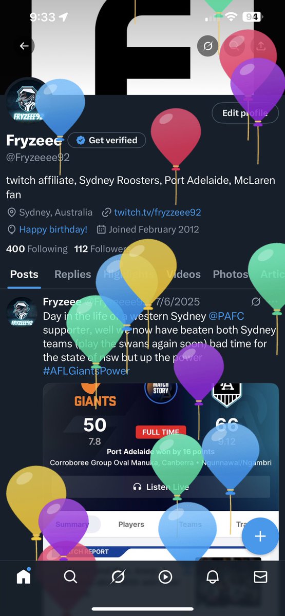 Fryzeeee92's tweet photo. Big ballon rising day 🔥🔥🔥 https://t.co/9ZnUc8UdGd