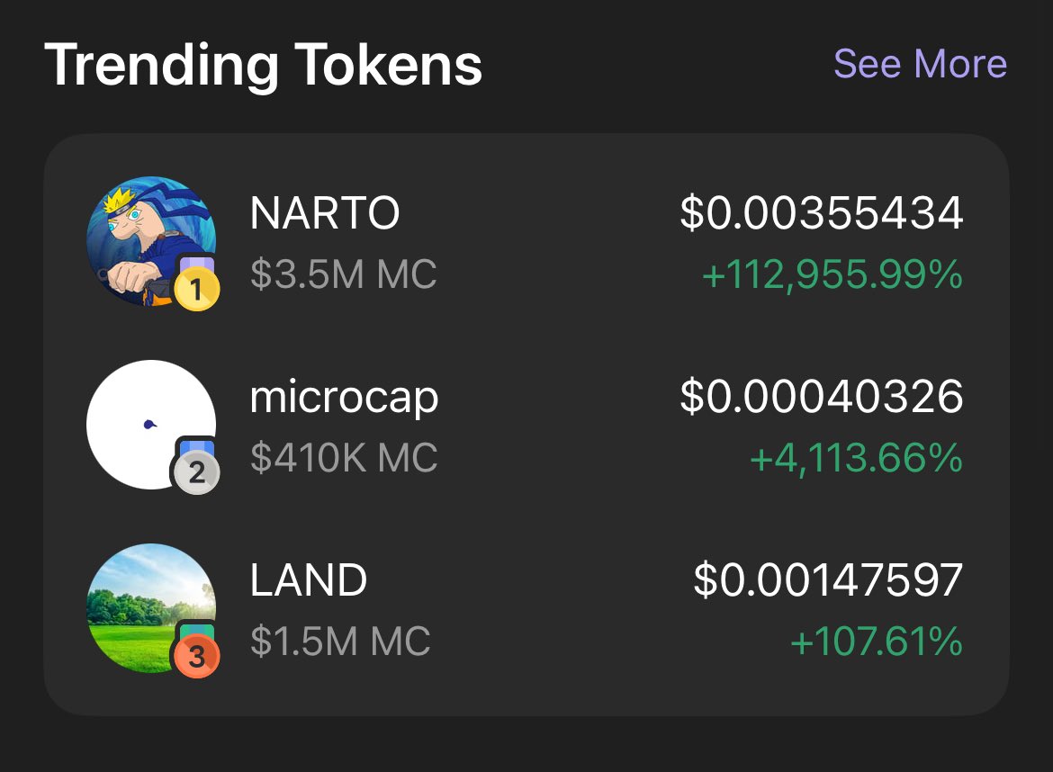 NftKhaoz's tweet image. Top 3 phantom trending again for the day $land 💎