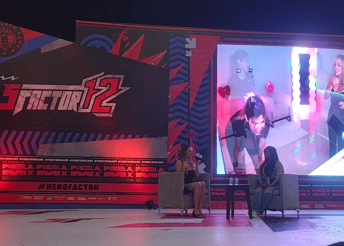 chrisdearig's tweet image. ari en conferencia SFactor12 puebla🩷