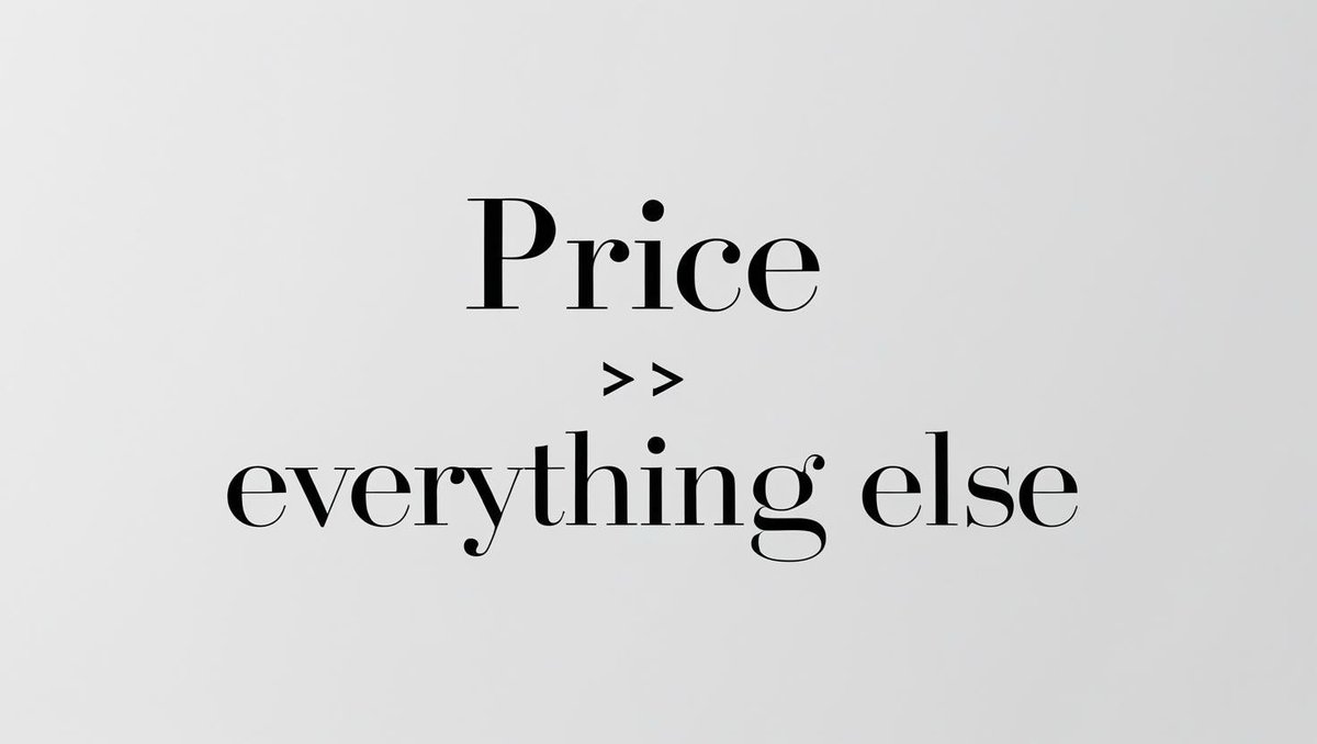 propulsionpoint's tweet image. A reminder
Price Action >> Everything else. Make trend your friend and watch your wealth grow