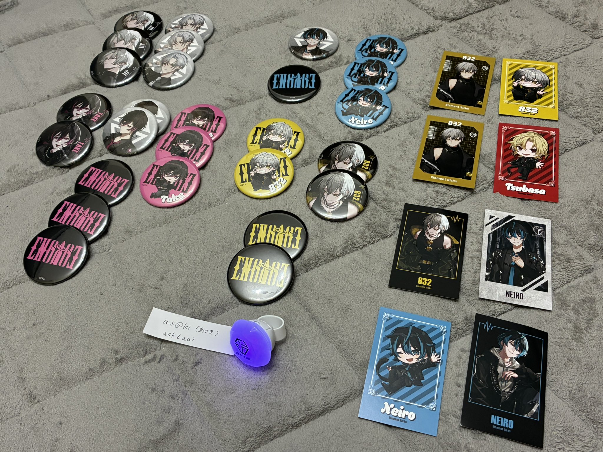 Element Sicks EL6 ツバサ 缶バッジ Element Sicks ランダム缶バッジ ツバサ - メルカリ