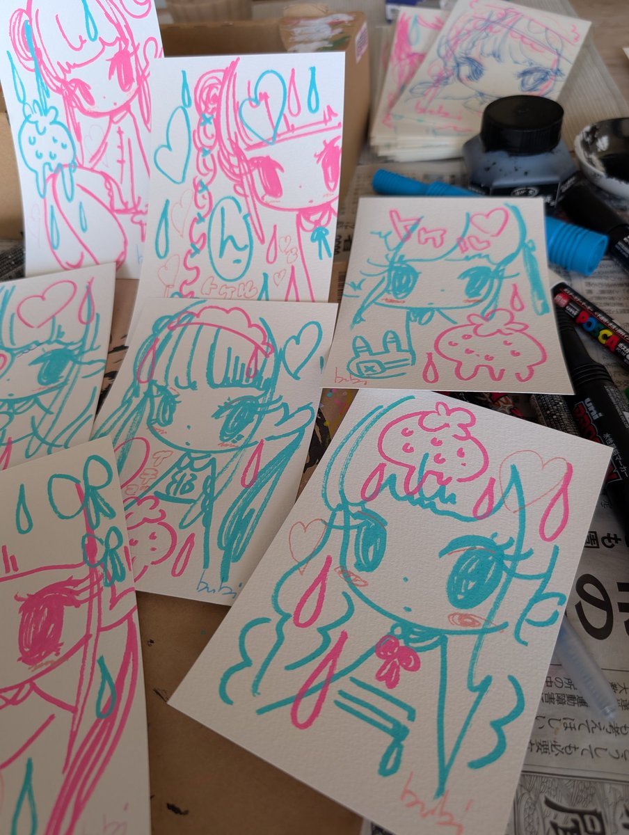 bubi3535's tweet image. ポスカのポストカード