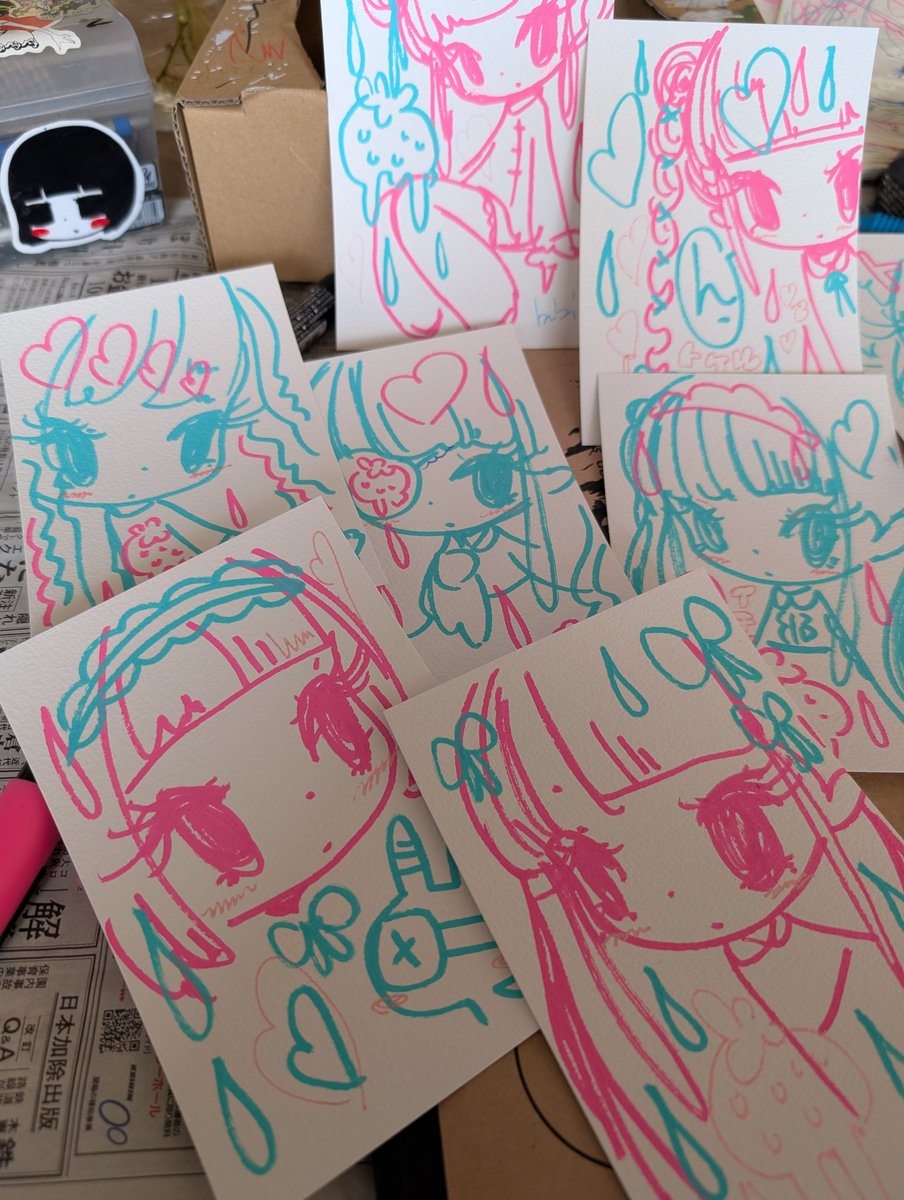bubi3535's tweet image. ポスカのポストカード