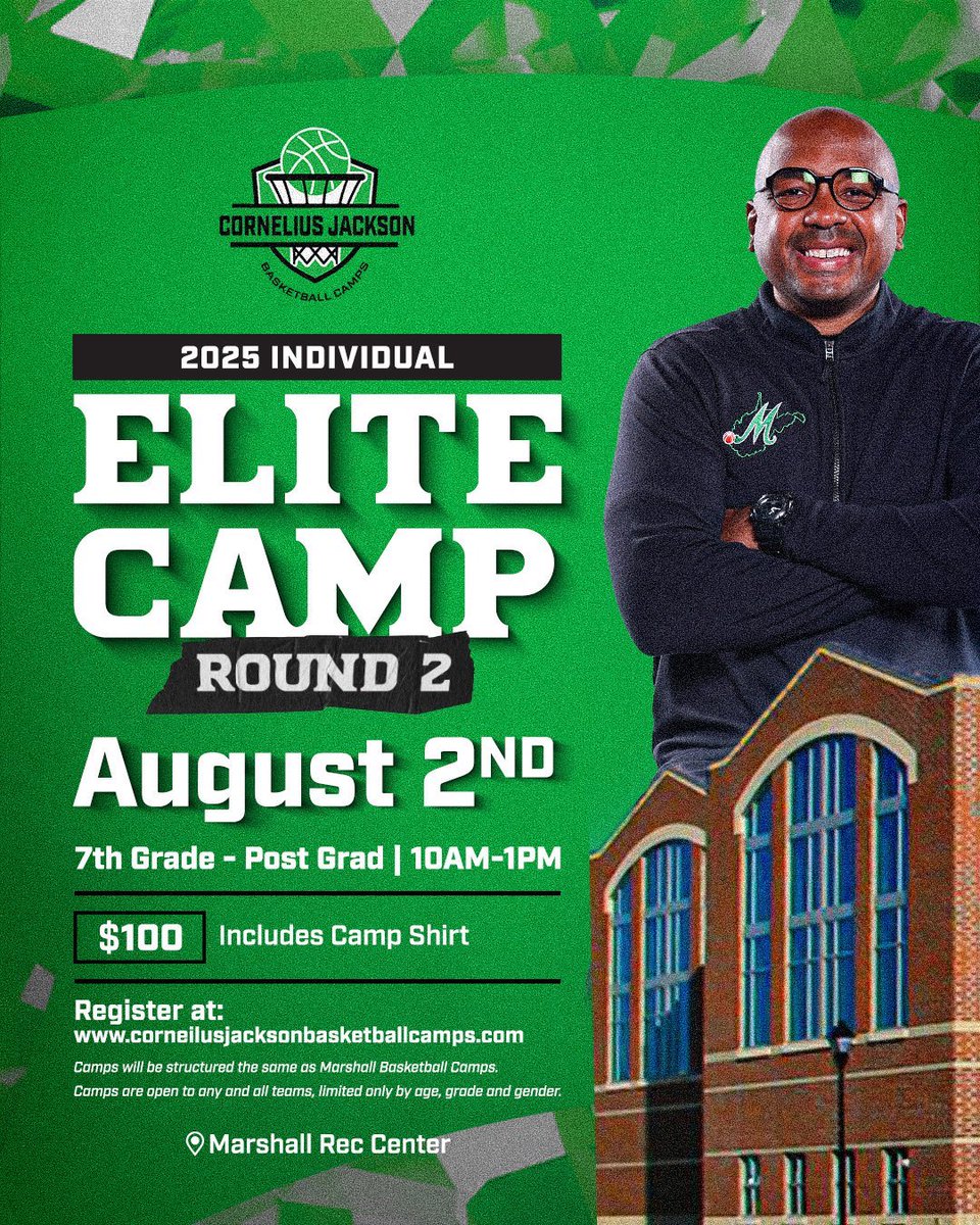 LAST CHANCE THIS SUMMER‼️
CorneliusJacksonBasketballCamps.com