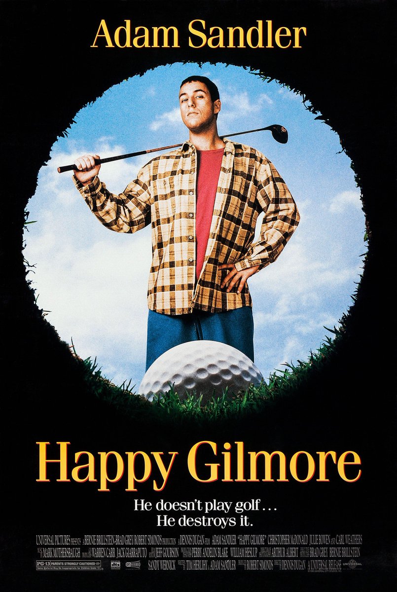 MetalBlakedowns's tweet image. First time watch of Happy Gilmore