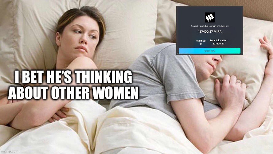 DeFiEminent's tweet image. I was already in bed but I stood up to share what has been on my mind all day.
@Mira_Network is coming soon. Be there.
And please someone tell my wife to always VERI 😌