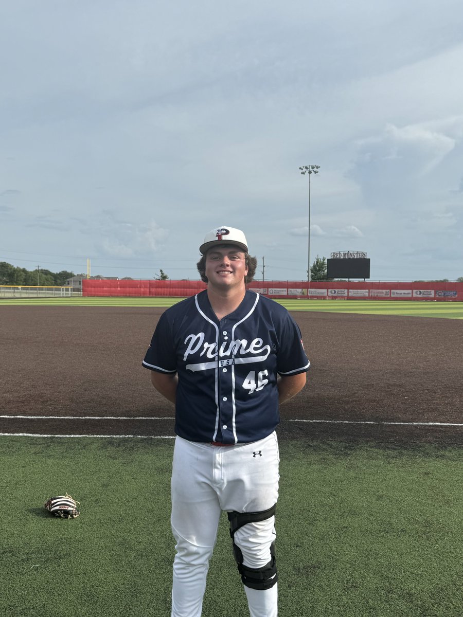 FiveToolTexas's tweet photo. F: @USAPrimeDFW Lock 8, HTB Espinoza 18U 3
PoG: @Cole11estes 5 IP, 4K, 3H, ER https://t.co/i4uExY1oFR