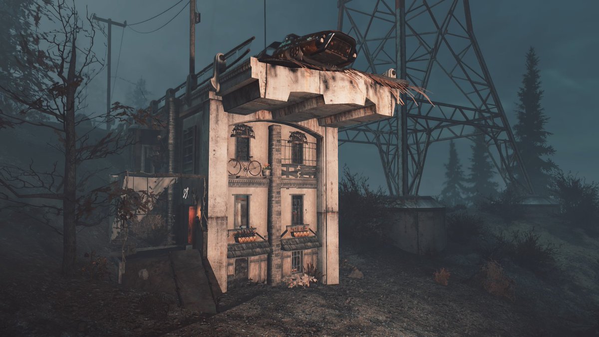 NorthernHvst's tweet image. My newest #Fallout76 camp.