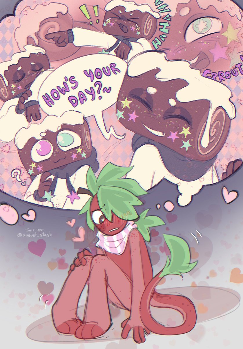 august_stash's tweet image. Falling in love with you 🌸❤️
.
#dandysworld #dandysworldfanart #dandysworldcosmo #dandysworldsprout #fruitcake #dandysworldfruitcake
